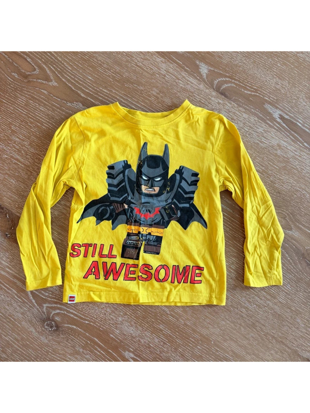 Lego Movie 2 Batman Long Sleeve Tee Size 5T
